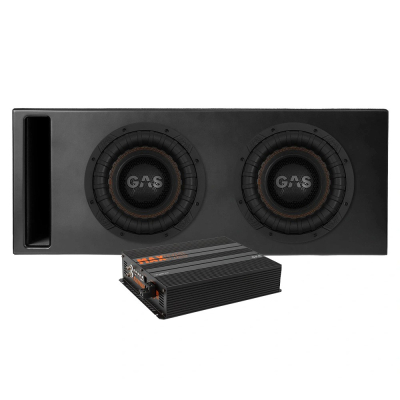 GAS MAX S2-10D1 i Comp-kasse med PA1-5000.1DZ1, 2x10-basspakke