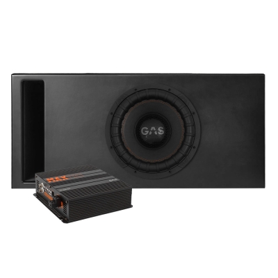 1x12 basspakke med GAS MAX S2-12D1 i Comp-kasse og forsterker