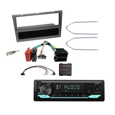 GAS MAD M130-BTN bilstereopakke til Opel 1997-2006, svart/grå