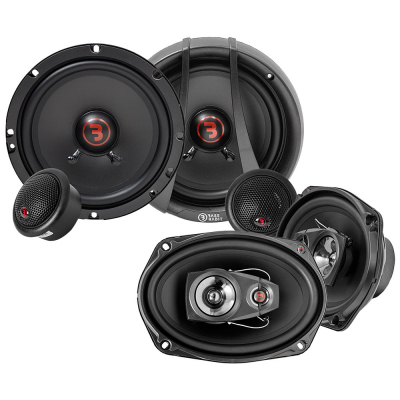 Bass Habit Rebel, frem- og bakhøyttalere