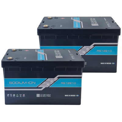 Batteripakke, 2-pakning CustomElectro RS 12-210 Sodium-Ion