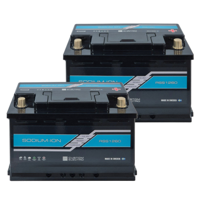 Batteripakke, 2-pakning CustomElectro RSS v2 12-60 Sodium-Ion