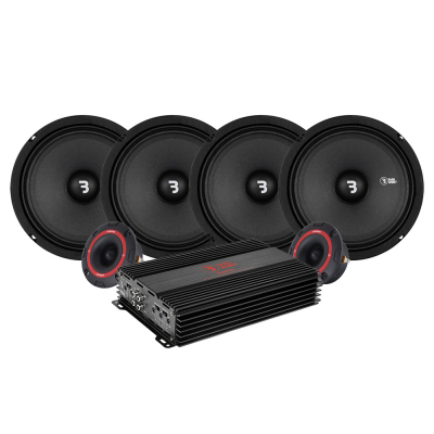4-pakke Bass Habit SP165M, SP25A & RA800W SPL-pakke, medium