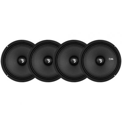 4-Pack Bass Habit SP165M 6.5 tommers midbass