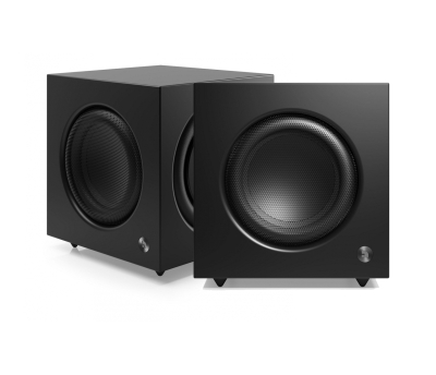 2-pakning Audio Pro SW10, aktiv subwoofer svart